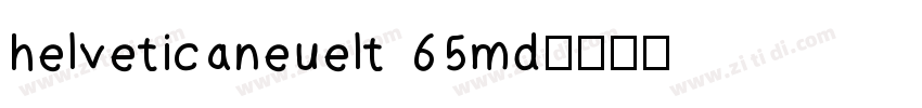 helveticaneuelt 65md字体转换